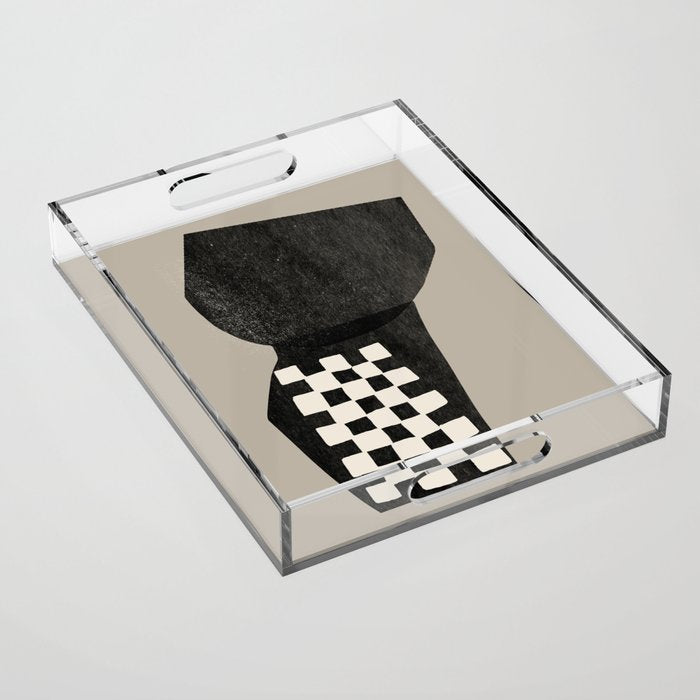 Modern Shapes Acrylic Tray Gallery Image 1