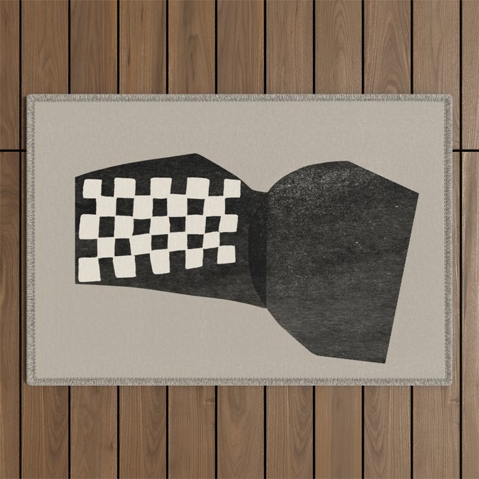 Modern Shapes Outdoor Rug Gallery Image 1