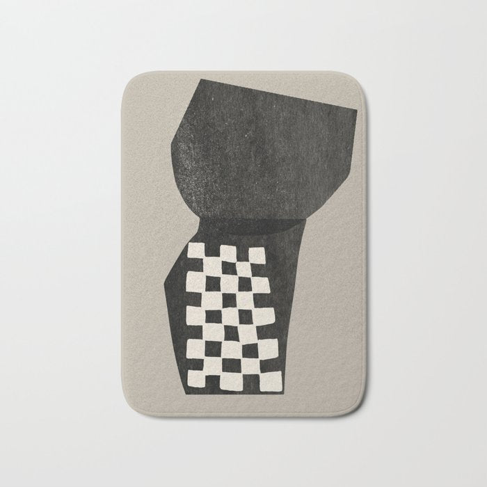 Modern Shapes Bath Mat Gallery Image 1