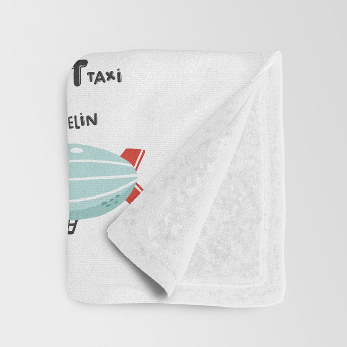 Beep Beep Alphabet Throw Blanket Gallery Image 3