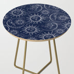 Blue Magic Celestial Sun Moon Stars Side Table Gallery Image 2