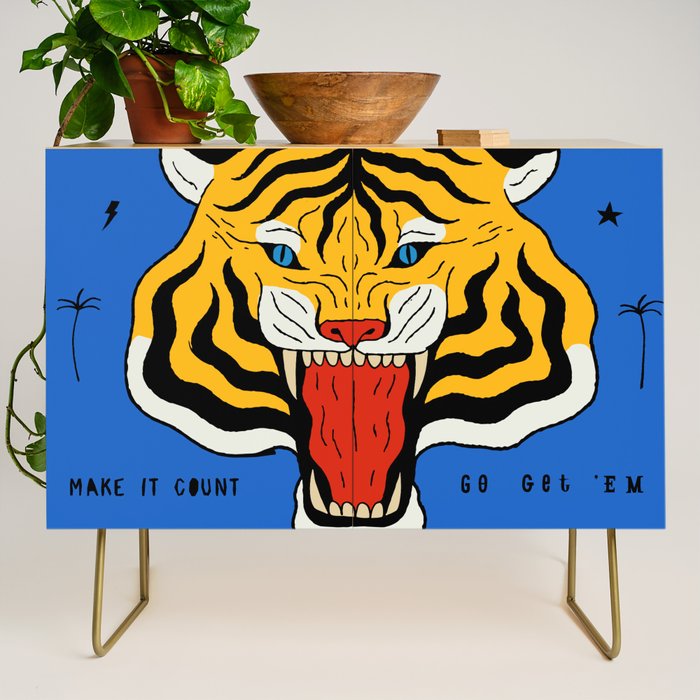 Go Get 'Em Tiger Credenza Gallery Image 1