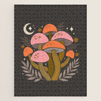 Mushrooms and Moons - Dark Jigsaw Puzzle Gallery Image 1