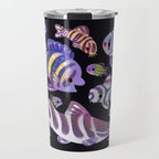 Zebras in freshwater Travel Mug Gallery Image 1