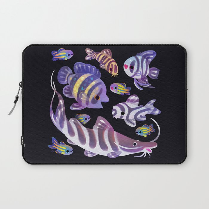 Zebras in freshwater Laptop Sleeve Gallery Image 1