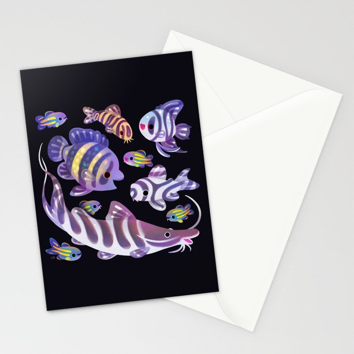 Zebras in freshwater Stationery Card Gallery Image 2