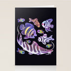Zebras in freshwater Stationery Card Gallery Image 2