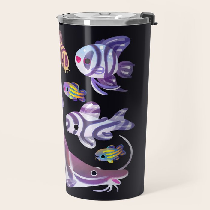 Zebras in freshwater Travel Mug Gallery Image 2