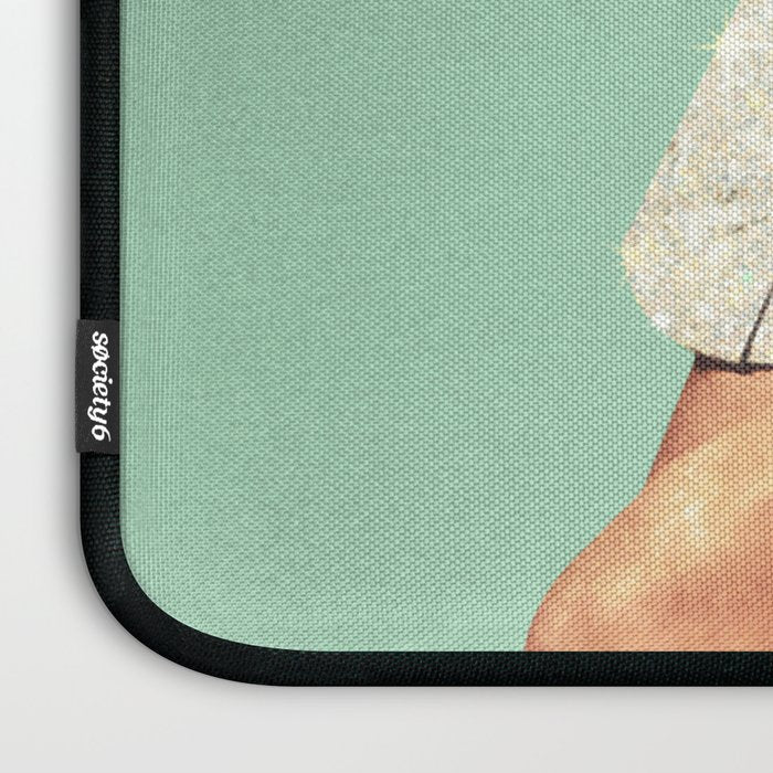 These Boots - Glitter Teal Green Laptop Sleeve Gallery Image 3