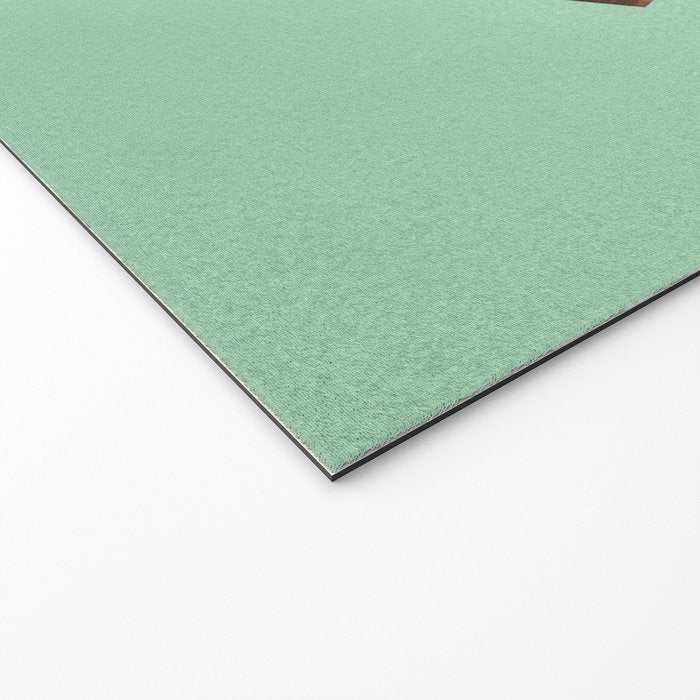 These Boots - Glitter Teal Green Welcome Mat Gallery Image 2