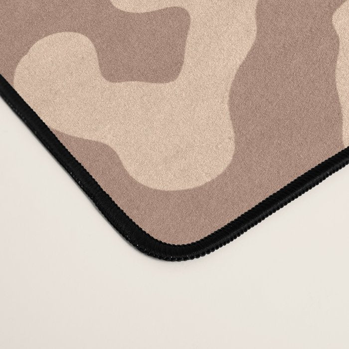 Leopard Print In Clay Brown Desk Mat Gallery Image 4