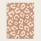 Leopard Print In Clay Brown Notebook Gallery Image 4