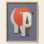 Whimsy Rhinoceros Serving Tray Gallery Image 1