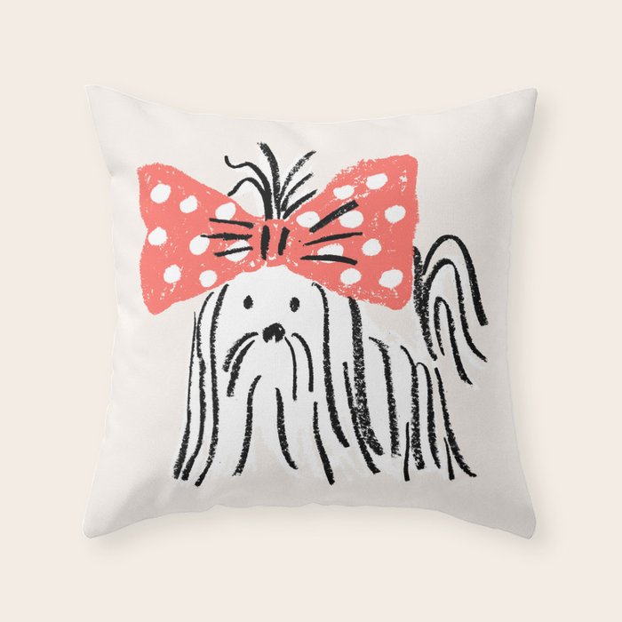 fifi - puppy Throw Pillow Gallery Image 6