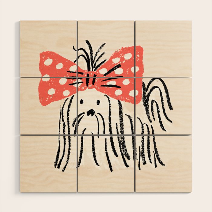 fifi - puppy Wood Wall Art Gallery Image 1