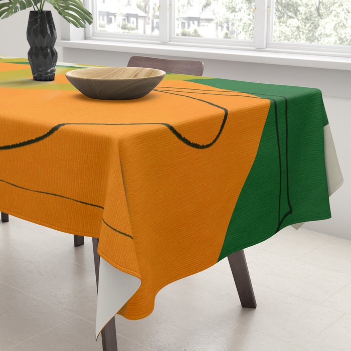 relations shapes minimal organic boho Tablecloth Gallery Image 3