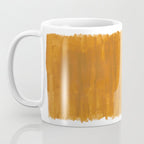 Rothko Minimalist Colorield Warm Earth Tone Yellow Ochre Clay Beige by Ejaaz Haniff Coffee Mug Gallery Image 3