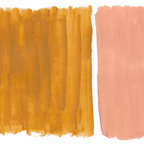 Rothko Minimalist Colorield Warm Earth Tone Yellow Ochre Clay Beige by Ejaaz Haniff Coffee Mug Gallery Image 2
