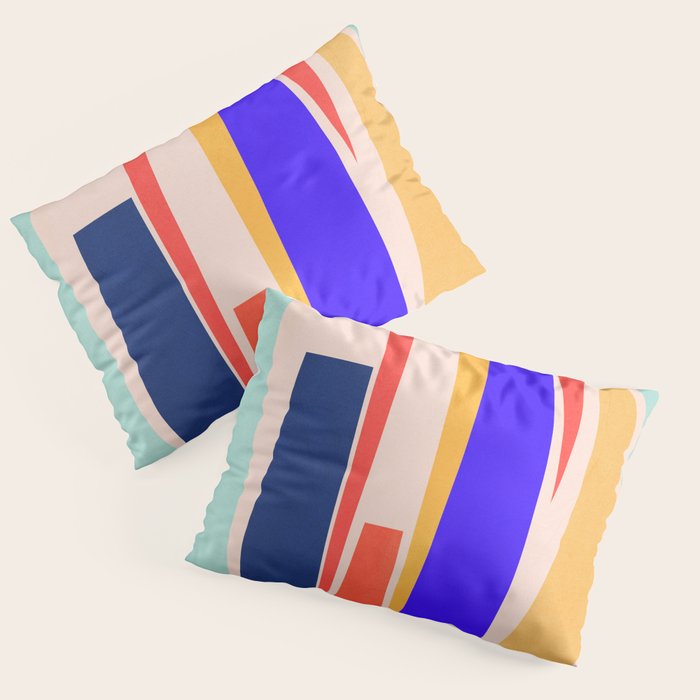 Minimal Geometric Abstraction 100 Pillow Sham Gallery Image 3