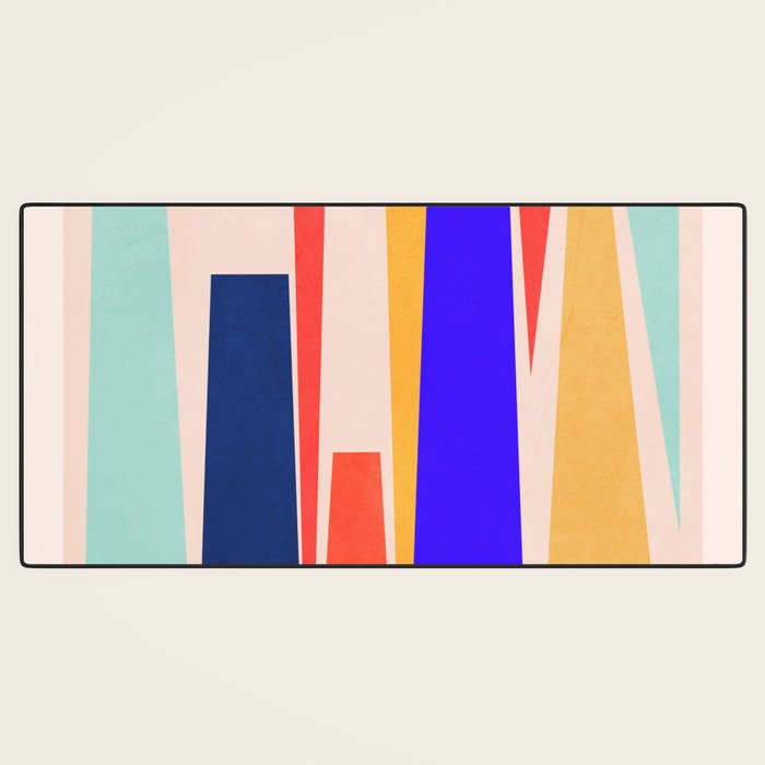 Minimal Geometric Abstraction 100 Desk Mat Gallery Image 3