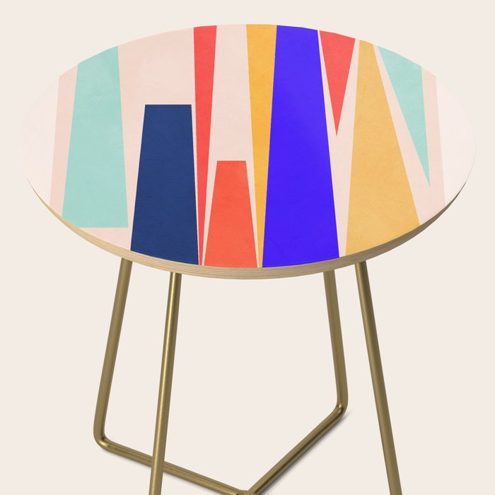 Minimal Geometric Abstraction 100 Side Table Gallery Image 2