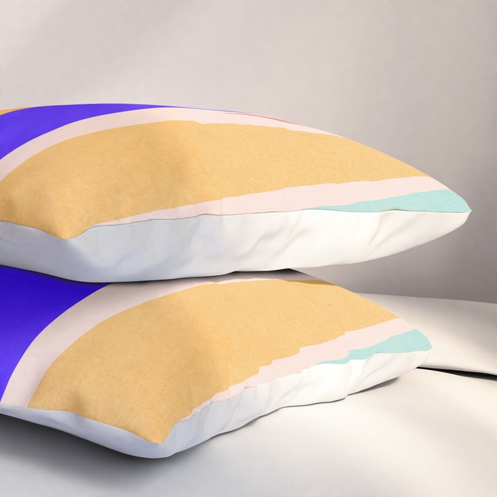 Minimal Geometric Abstraction 100 Pillow Sham Gallery Image 3