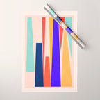 Minimal Geometric Abstraction 100 Wrapping Paper Gallery Image 1