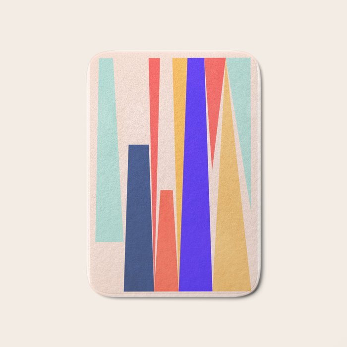 Minimal Geometric Abstraction 100 Bath Mat Gallery Image 1