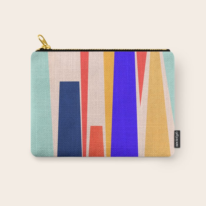Minimal Geometric Abstraction 100 Carry All Pouch Gallery Image 1