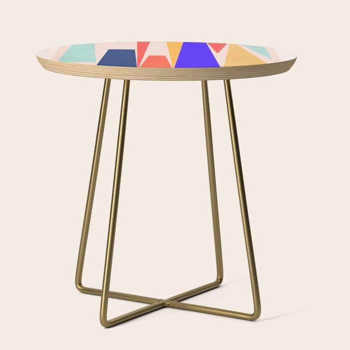 Minimal Geometric Abstraction 100 Side Table Gallery Image 1