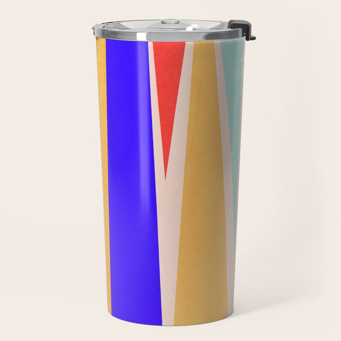 Minimal Geometric Abstraction 100 Travel Mug Gallery Image 2