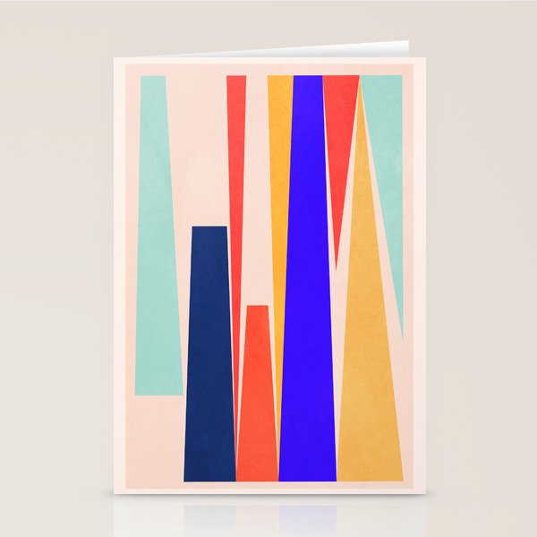 Minimal Geometric Abstraction 100 Stationery Card Gallery Image 2
