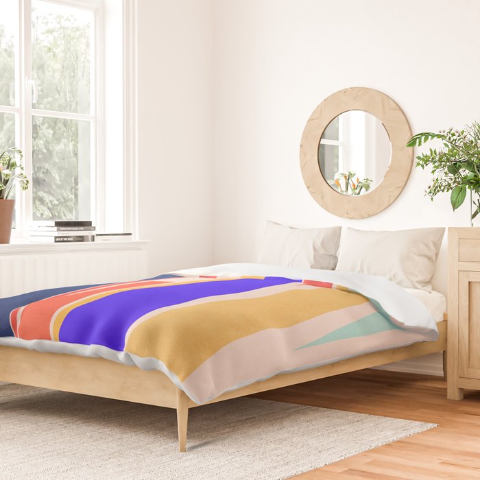 Minimal Geometric Abstraction 100 Duvet Cover Gallery Image 2