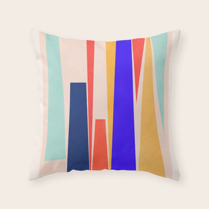 Minimal Geometric Abstraction 100 Throw Pillow Gallery Image 6