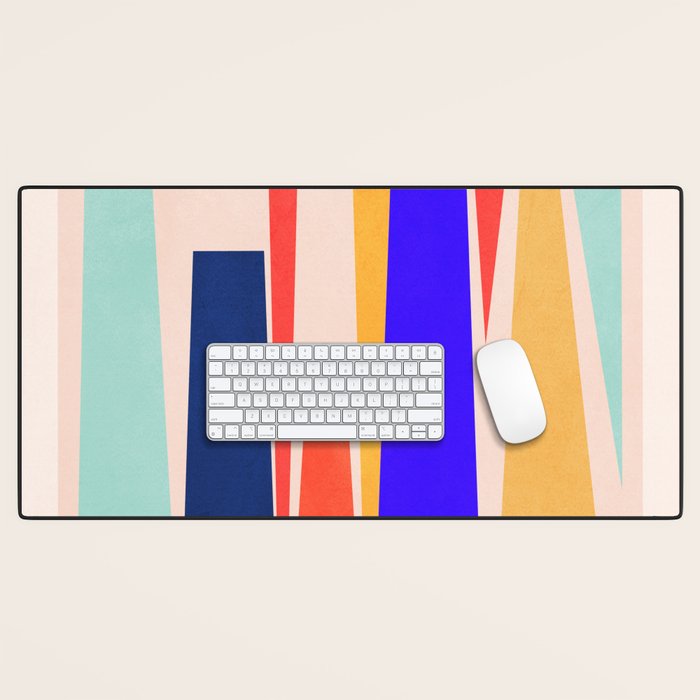 Minimal Geometric Abstraction 100 Desk Mat Gallery Image 1
