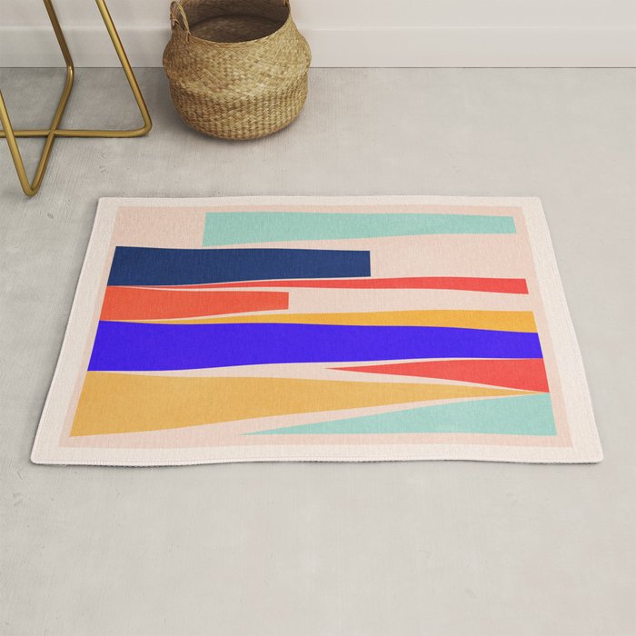 Minimal Geometric Abstraction 100 Rug Gallery Image 1