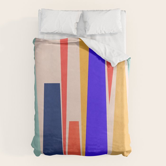 Minimal Geometric Abstraction 100 Duvet Cover Gallery Image 6