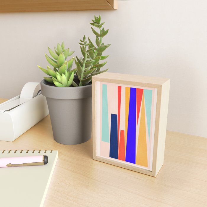 Minimal Geometric Abstraction 100 Mini Art Print Gallery Image 2