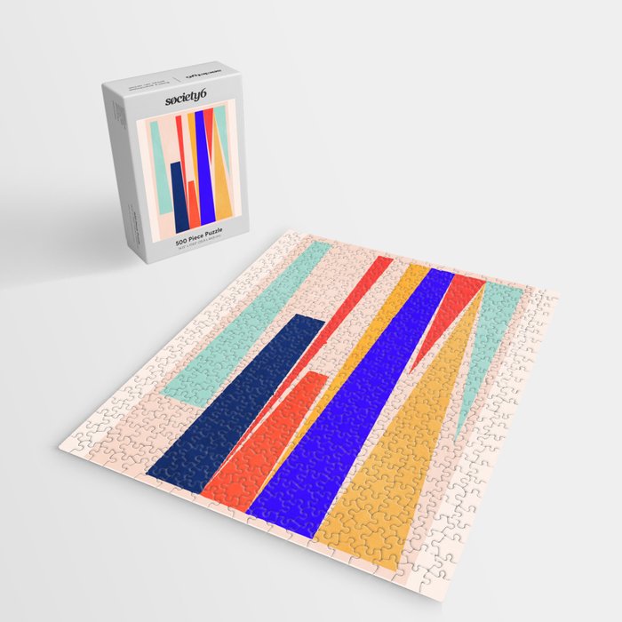 Minimal Geometric Abstraction 100 Jigsaw Puzzle Gallery Image 2