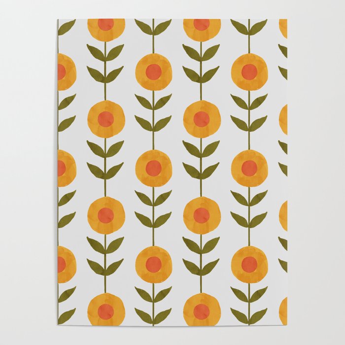 Fresh Yellow Spring Flowers Poster Gallery Image 4