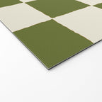 DESERT CHECKER OLIVE Welcome Mat Gallery Image 2