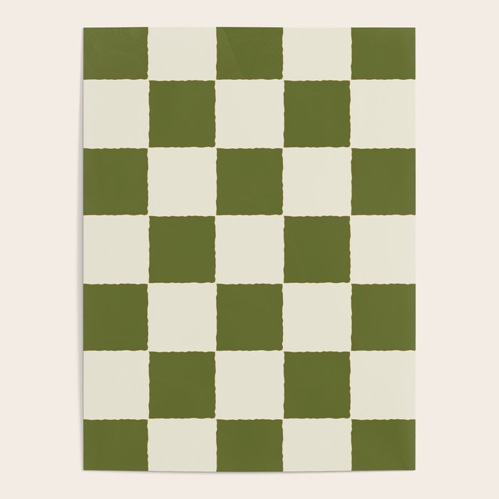 DESERT CHECKER OLIVE Poster Gallery Image 4