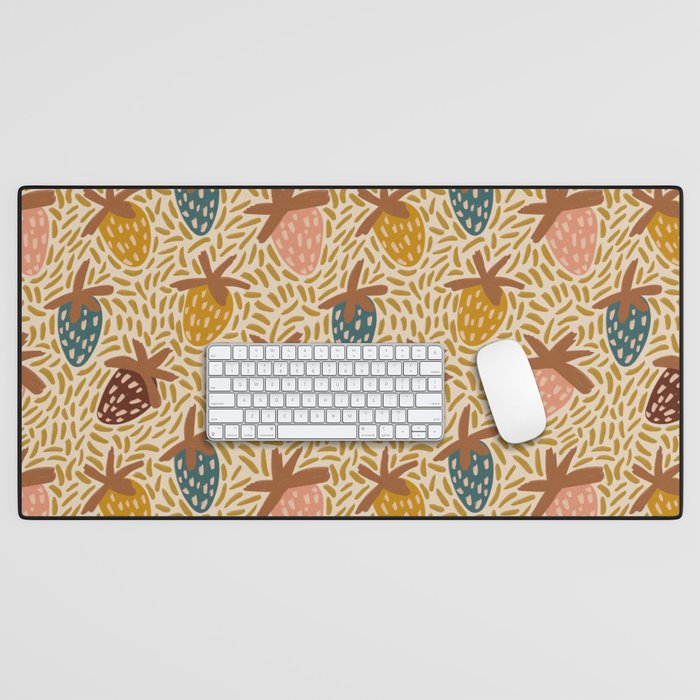 Strawberries Desk Mat Gallery Image 1