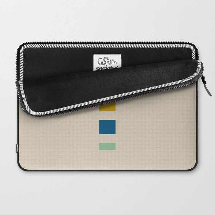 four elements II tweed and primary colors Laptop Sleeve Gallery Image 2