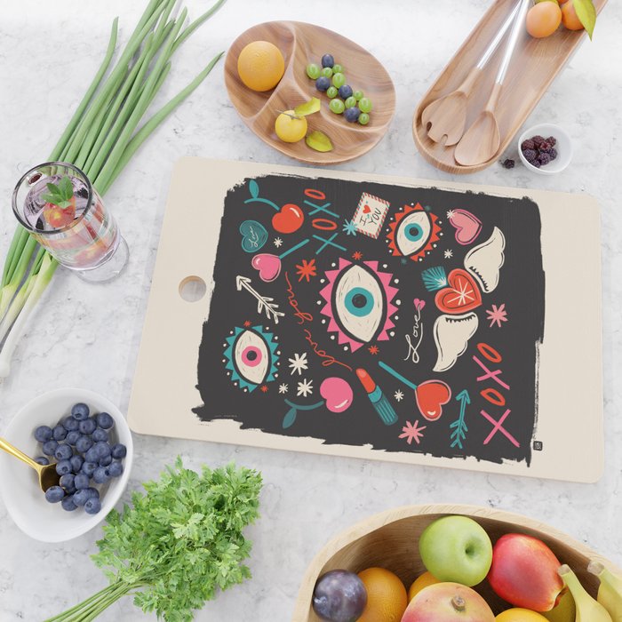 Love Pop Icons Cutting Board Gallery Image 2