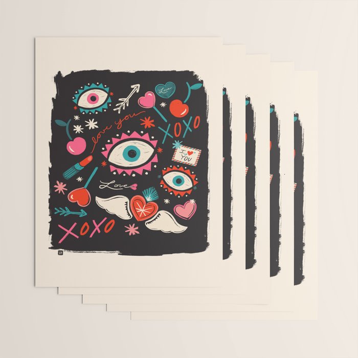 Love Pop Icons Wrapping Paper Gallery Image 3