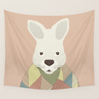 Whimsical Kangaroo II Wall Tapestry Gallery Image 4