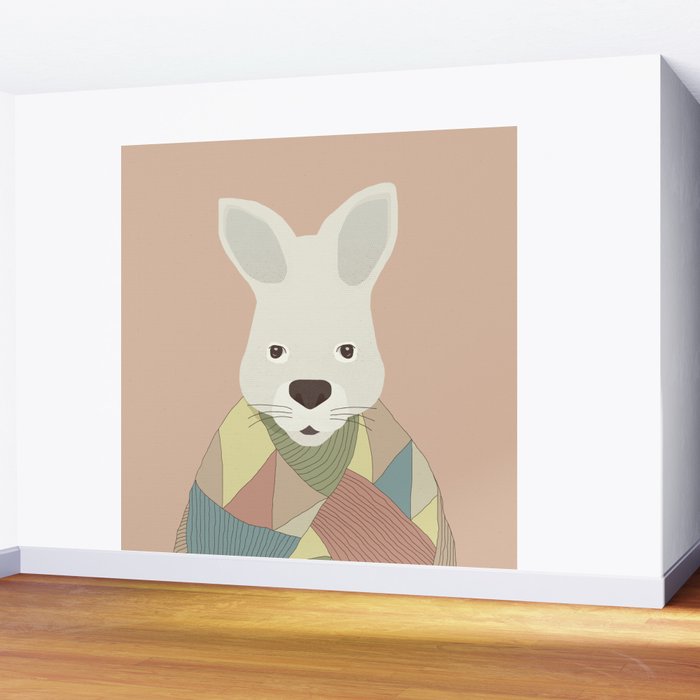 Whimsical Kangaroo II Wall Mural Gallery Image 2