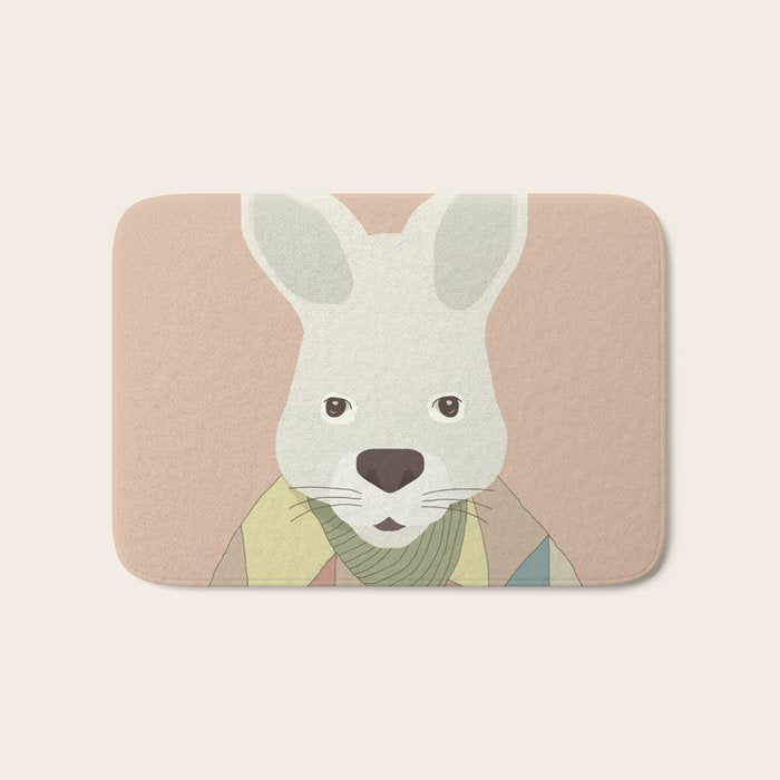 Whimsical Kangaroo II Bath Mat Gallery Image 1