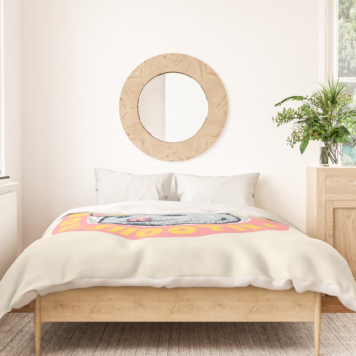 Possum Rootin Tootin Shootin | Pink Duvet Cover Gallery Image 3